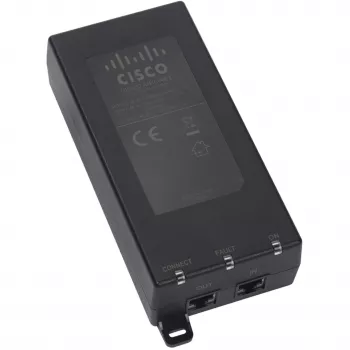 Iniektor PoE Cisco AIR-PWRINJ6 — do 30W, Gigabit Ethernet, IEEE 802.3at, czarny