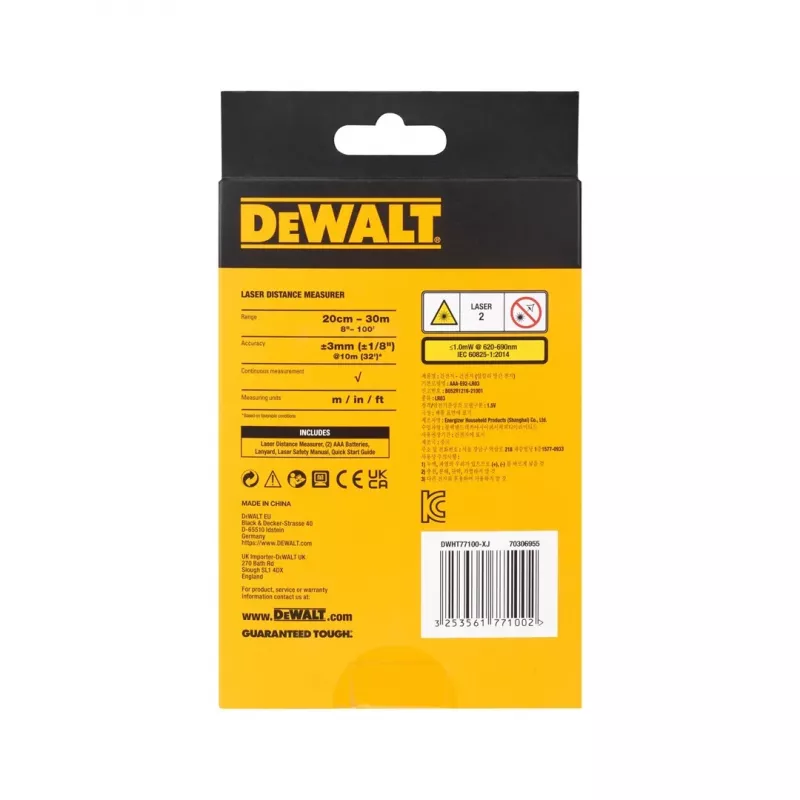 Dalmierz DeWALT DWHT77100-XJ