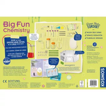 Big Fun Chemistry, Zestaw eksperymentów