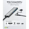 Goobay Slim 4-Port USB-Hub USB-C auf/USB-A 5 Gbit/s - -Plug> 1x (76562)