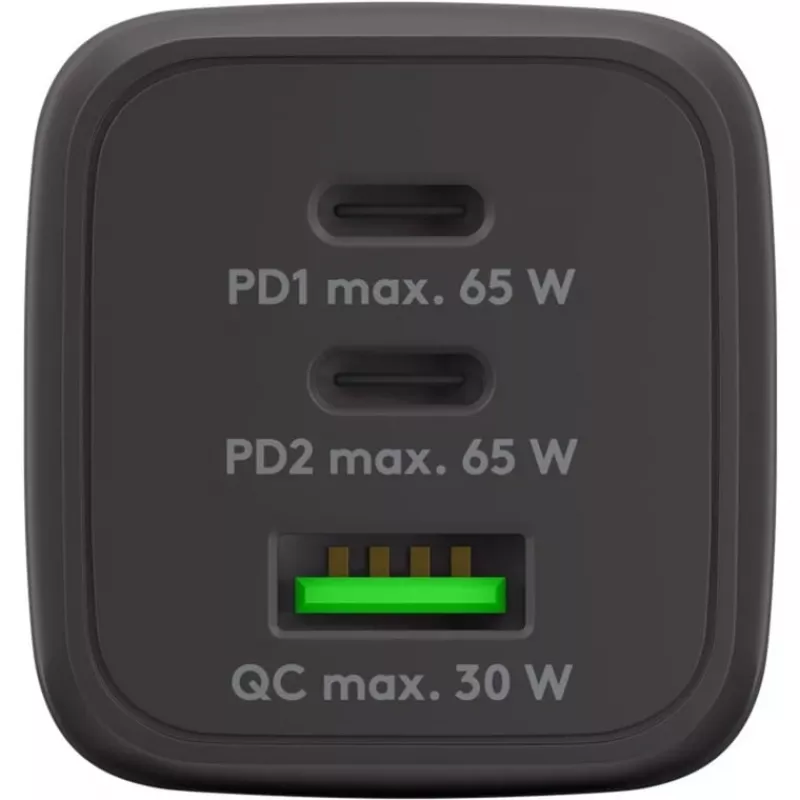 Goobay 64753 Charger for Mobile Devices Headphones - Smartphone - Tablet Czarny AC Fast Charging do użytku wewnętrznego (64753)