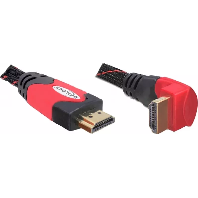 Kabel HDMI DeLOCK 82688 5m czarno-czerwony