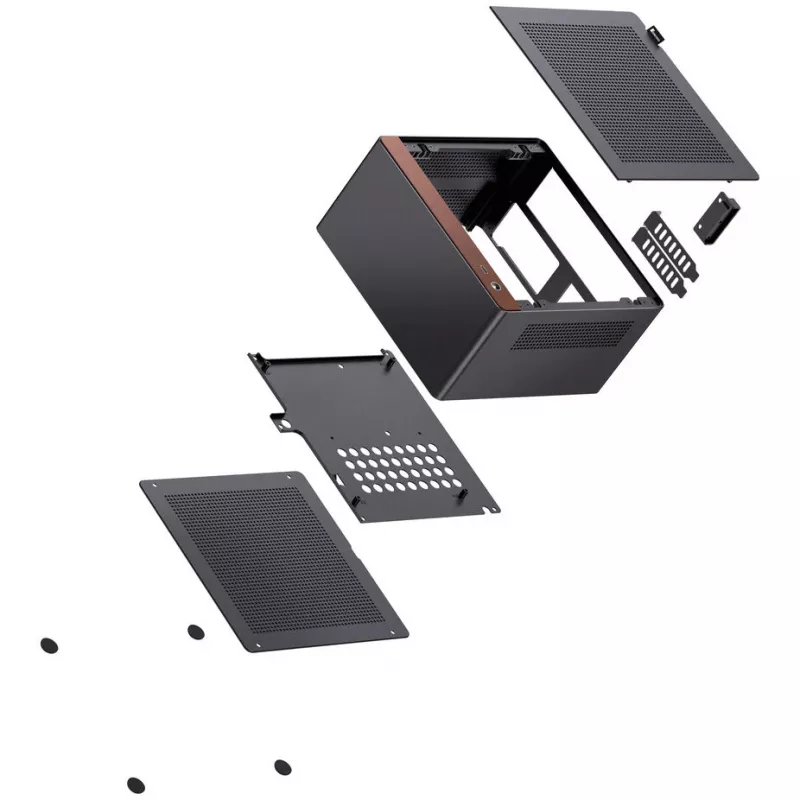 Jonsbo NV10 szt. Enclosure, Mini-Enclosure, ITX - Czarny