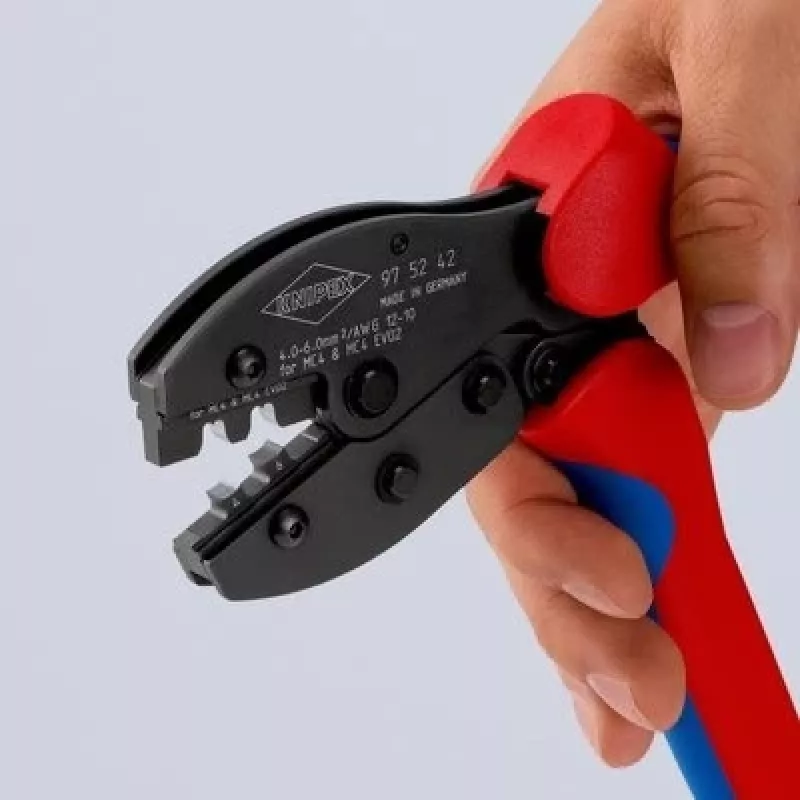 KNIPEX PreciForce szczypce do zaciskania f. MC4 / EVO2