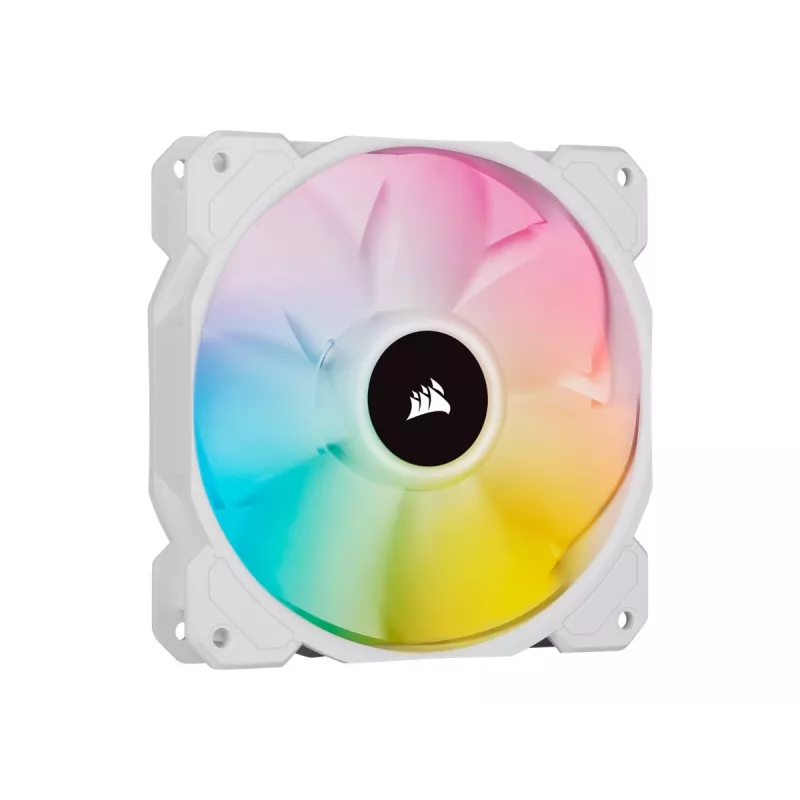 Corsair iCUE SP120 RGB ELITE Performance 120 mm biały PWM ARGB potrójny zestaw wentylatorów do obudowy