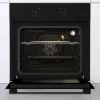 Piekarnik Gorenje | BO6615E01B | 60 L | Elektryczny | EnamelClean | Pokrętła wciskane | Wysokość 59,5 cm | Szerokość 59,5 cm | Czarny