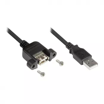 Good Connections USB2.0 Extension A-Einbaub. A 0,3m