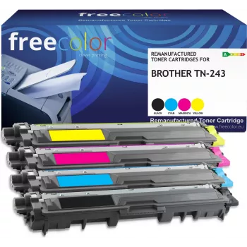 Toner Freecolor Brother TN-243 3000 stron Czarny/cyjan/magenta/Żółty