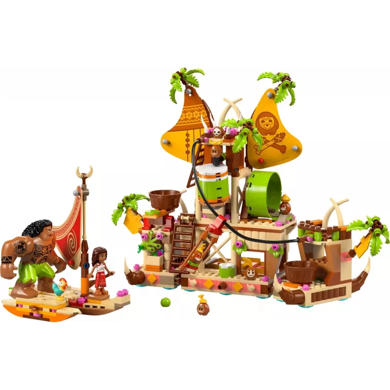 LEGO Disney Kakamora Barge playset 43258 — 572 elementów, 2 minifigurki, dla dzieci od 7 lat