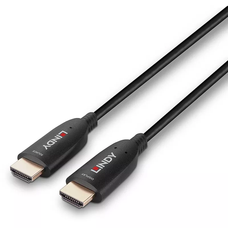 Lindy 20m Hybrydowy kabel światłowodowy HDMI 8K60