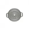 Cocotte Staub 20 cm szary żeliwny