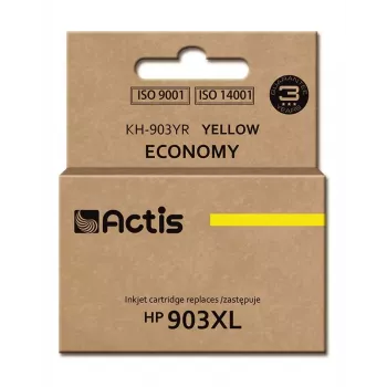 Tusz Actis KH-903YR (zamiennik HP 903XL T6M11AE; Standard; 12 ml; żółty) - Nowy chip