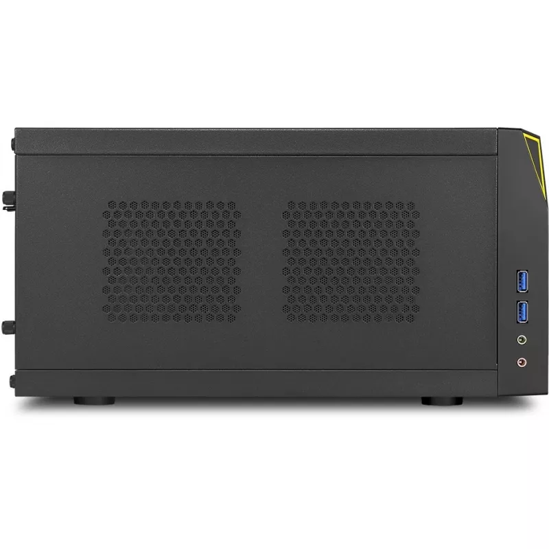 Obudowa PC Sharkoon SHARK ZONE C10 Mini-ITX Czarna, Żółta