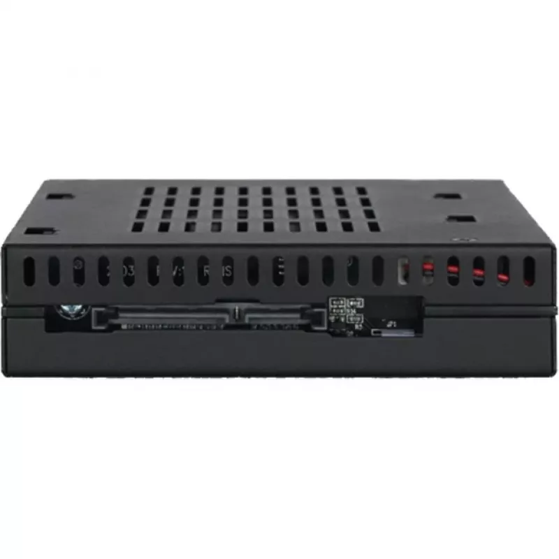 ICY DOCK - MB521SP-B - 2.5 Single Bay SAS/SATA HDD/SSD Dock in 1x 3,5 Front-Einbauschacht Hot-Swap Wechslerahmen mit EIn/Aus Schalter und Auswurftaste