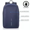 Plecak casual XDDESIGN Bobby Soft z komorą na laptop 15,6 cala, 16 l, granatowy, PET