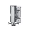 Chłodzenie powietrzne CPU Montech NX400, wentylatory 120 mm, białe, wymiary 156×74×120 mm, TDP 270 W