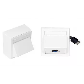 Gniazdo USB Vivolink WI221185 Białe
