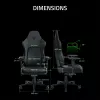 Fotel gamingowy Razer Iskur V2 Wyściełane siedzisko Czarny