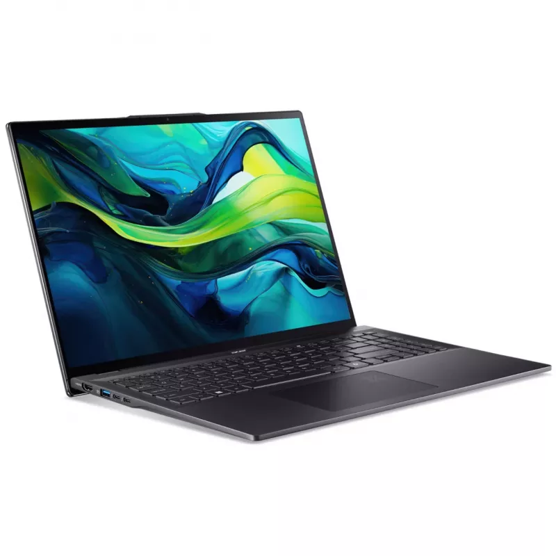 Acer Swift 16 AI SF16-51T - konstrukcja z zawiasem 180° - Intel Core Ultra 7 258V / 2,2 GHz - Evo - Windows 11 Home - Intel Arc Graphics 140V - 32 GB RAM - dysk SSD NVMe 1,024 TB - 40,6 cm (16) OLED