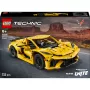LEGO Technic Corvette Stingray 42205 model 2w1 kabriolet i coupé, 732 elementy, 80×270×140 mm