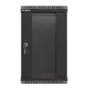 Szafa rack Lanberg WF11-3309-10B 9U Szafa ścienna Czarny