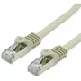 VALUE - Kabel krosowy - RJ-45 (M) do RJ-45 (M) - 50 cm - SFTP, PiMF - CAT 6a - Wtrysk - Szary