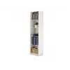 Biurkowa biblioteczka Topeshop R50 BIEL 5 półek biała