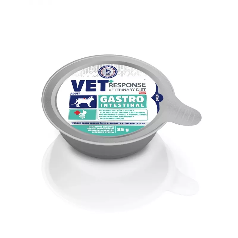 VET RESPONSE Gastrointestinal - karma mokra dla kotów - 4x85g