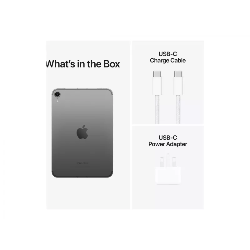 Apple iPad mini 5G TD-LTE & FDD-LTE 256 GB 21,1 cm (8,3) Wi-Fi 6E (802.11ax) iPadOS 18 Szary