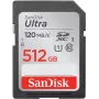 SanDisk Ultra - karta pamięci flash - 512 GB - UHS-I U1 / Class10 - SDXC UHS-I (SDSDUN4-512G-GN6IN)