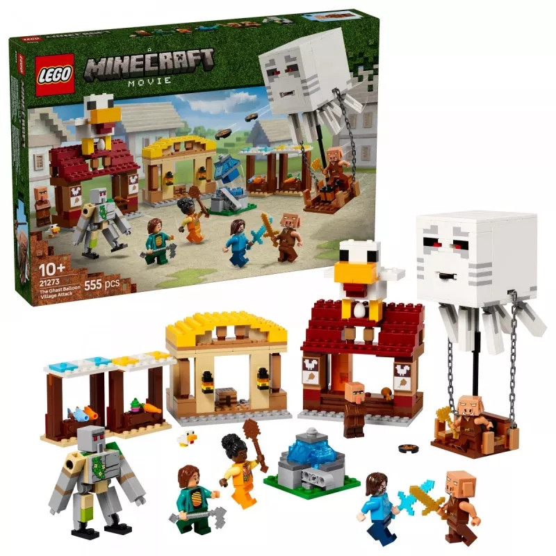 LEGO MINECRAFT 21273 Atak latającej meduzy na wioskę