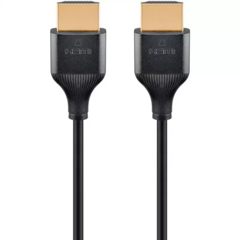 Kabel HDMI Goobay 1 m Typ A męski-męski 48 Gbit/s czarny