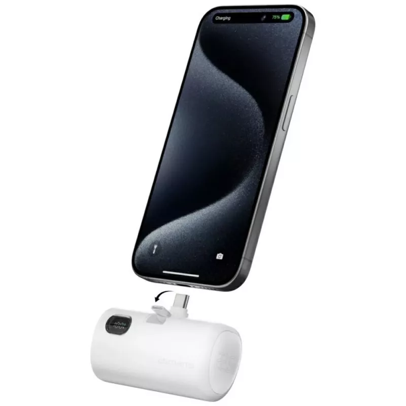 Power bank 4smarts 541657 5000 mAh Li‑Ion biały USB‑C 2 porty PD 2.0 PPS Quick Charge 3.0 3,63 V