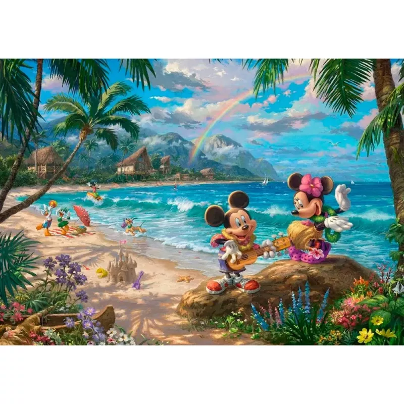 Puzzle Schmidt Spiele Disney Myszka Miki i Minnie na Hawajach 1000 szt.