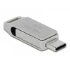 Pamięć USB DeLOCK 64GB USB-C Type-A obrotowa metalowa obudowa