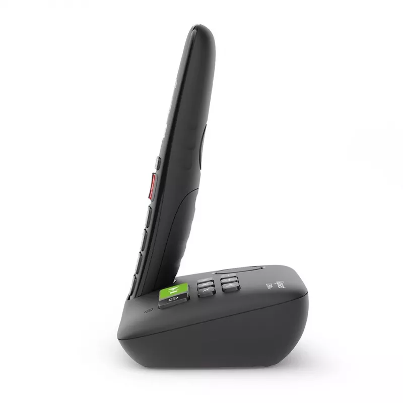 Gigaset E290A Telefon analogowy/DECT z identyfikacją numeru Czarny