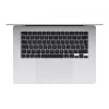 MacBook Air 15, Srebrny, M4 (10-rdzeniowy CPU/10-rdzeniowy GPU), 16 GB, 512 GB, Niemiecki, Zasilacz 35 W z dwoma portami USB-C, MW1H3D/A