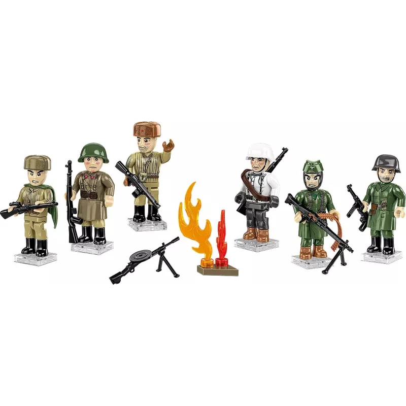 Cobi Klocki konstrukcyjne Bitwa o Stalingrad zestaw modelarski — 76 elementów, historyczna diorama