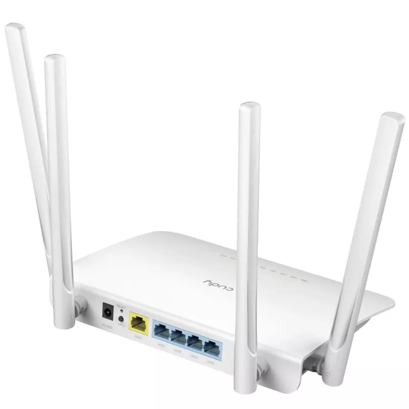 Router bezprzewodowy Cudy WR1300 Gigabit Ethernet Dwuzakresowy (2,4 GHz / 5 GHz) Biały