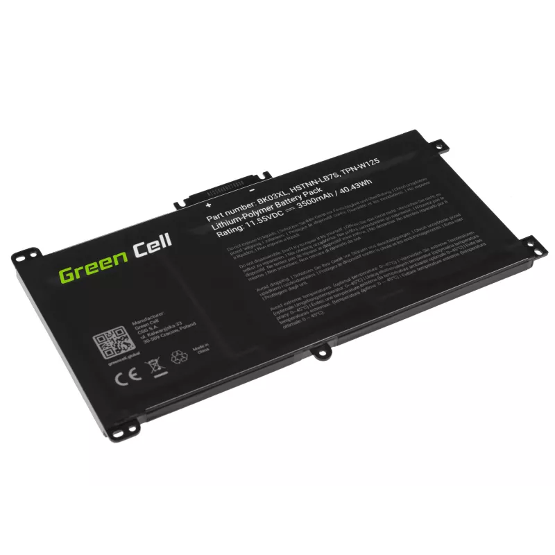 GREEN CELL Bateria BK03XL do HP Pavilion x360 14-BA 14-BA015NW 14-BA022NW 14-BA024NW 14-BA102NW 14-BA104NW