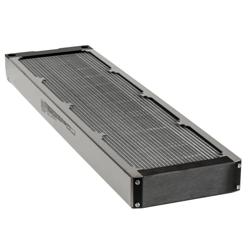 Radiator Aqua-Computer airplex radical 2/480 — Aluminium/Miedź/Stal nierdzewna, 520×140×40 mm