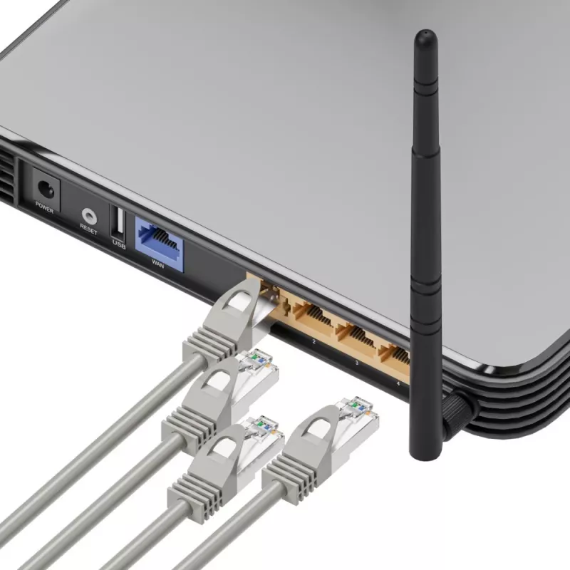 Kabel krosowy LAN Extralink Cat5e UTP 1 m, RJ-45 do RJ-45, szary