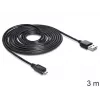 Kabel USB DeLOCK EASY-USB 2.0-A - USB 2.0 micro-B 3m