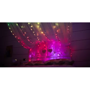 TWINKLY Strings 600 (TWS600STP-BEU) Inteligentne lampki choinkowe 600 LED RGB 48 m