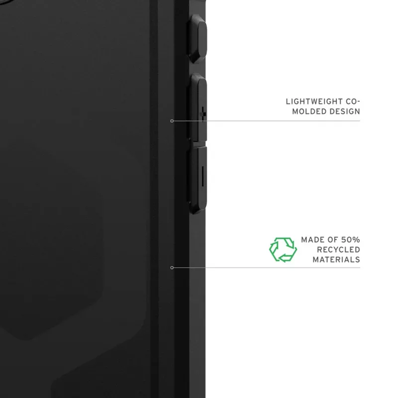 Etui Urban Armor Gear 114496114040 do telefonu komórkowego 15,5 cm (6.1) Pokrowiec Czarny