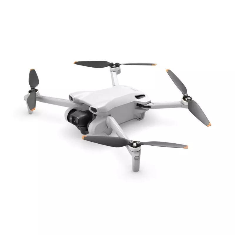 Kwadrokopter DJI Mini 3 Fly More Combo — dron 4-wirnikowy, kamera 12 MP 4K, zasięg 10 000 m, maks. prędkość 10,55 m/s, bateria 2453 mAh, 0,248 kg, szary