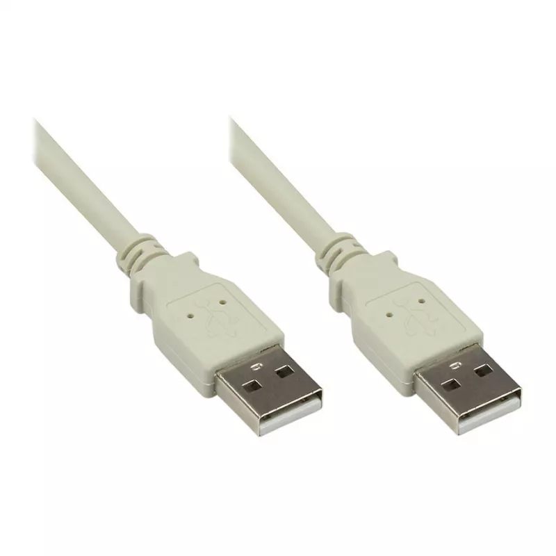 Kabel USB 2.0 Good Connections A-A Szary 1,8 m