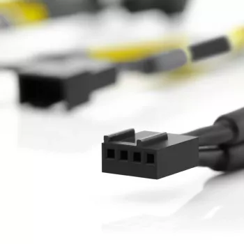 Noctua NA-SYC1 CHROMAX.YELLOW - Cable extension - Gelb - Weiblich - Weiblich - 115 mm - 3 Stück(e) (NA-SYC1.yellow)