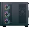 Obudowa komputerowa Tower AEROCOOL P500C EVO-G-BK-v1 z 2 panelami ze szkła hartowanego, czarna