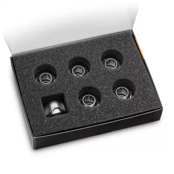 EK Water Blocks EK-Quantum Torque 6-Pack HDC 12 końcówka klucza dynamometrycznego Srebrny 1/4 6 szt.